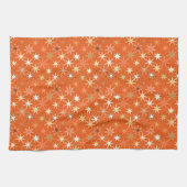 Linge De Cuisine Impression Starburst moderne, Mandarin profond Ora (Horizontal)