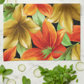 Linge De Cuisine Impression tropicale (Plié)