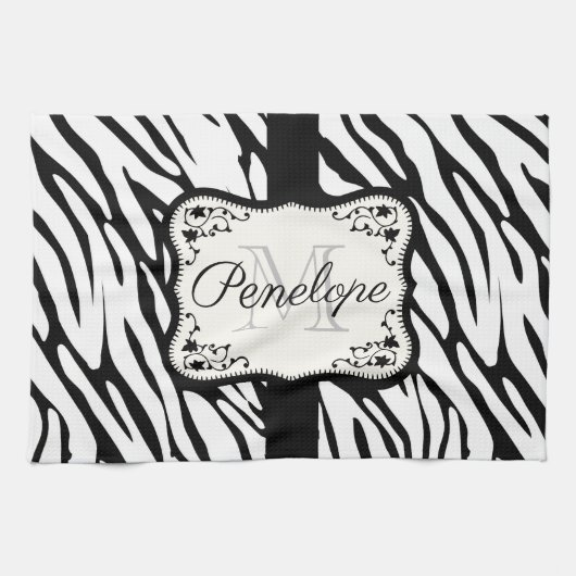 Linge De Cuisine Impression Zebra (Horizontal)