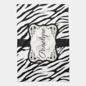 Linge De Cuisine Impression Zebra (Vertical)