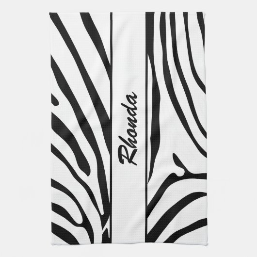 Linge De Cuisine Impression Zebra chic et tendance (Vertical)