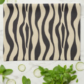 Linge De Cuisine Impression Zèbre (Plié)