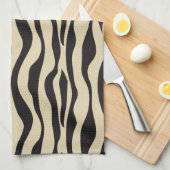 Linge De Cuisine Impression Zèbre (Quart Plié)