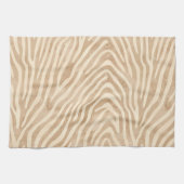 Linge De Cuisine Impression Zèbre aquarelle (Horizontal)