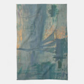 Linge De Cuisine Impressionnisme Marin Tableau de Monet Lever du So (Vertical)