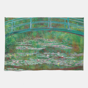 Linge De Cuisine Impressionniste japonais de Footbridge Claude Mone