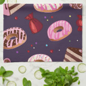 Linge De Cuisine Impressions de donuts (Plié)