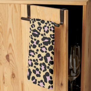 Linge De Cuisine Imprimé animalier léopard audacieux Glam 1
