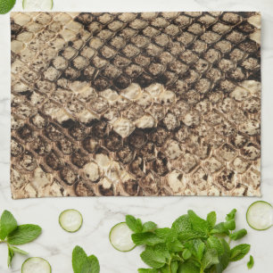 Linge De Cuisine Imprimé animalier peau de serpent exotique moderne