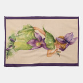 Linge De Cuisine imprimé fille lilas (Horizontal)