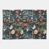 Linge De Cuisine imprimé floral de printemps de Bohême (Horizontal)