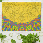 Linge De Cuisine Imprimerie d'art Motif égyptien (Plié)