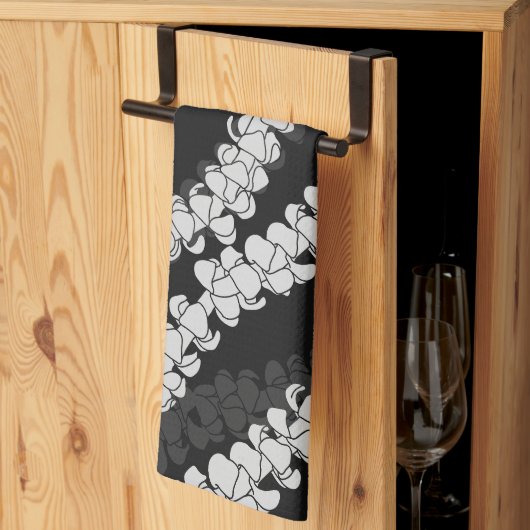 Linge De Cuisine Imprimerie hawaïenne Puakenikeni lei (Pliage en tiers)