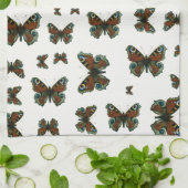 Linge De Cuisine Inachis io - Le papillon paon européen (Plié)