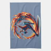 Linge De Cuisine Incendie De Rue Avec Énergie Urbaine (Vertical)