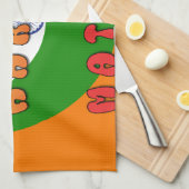 LINGE DE CUISINE INDE MATATA HAKUNA (Quart Plié)