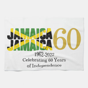 Linge De Cuisine Indépendance patriotique JAMAICA 60e anniversaire