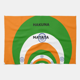 Linge De Cuisine India HAKUNA MATATA