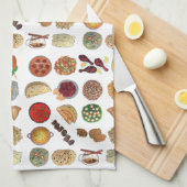 Linge De Cuisine Indian Foods Plats Cuisine indienne Illustration (Quart Plié)