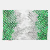 Linge De Cuisine Indicateur Abstrait Grayromantic Pride (Horizontal)