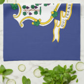 Linge De Cuisine Indicateur d'état Connecticut (Plié)