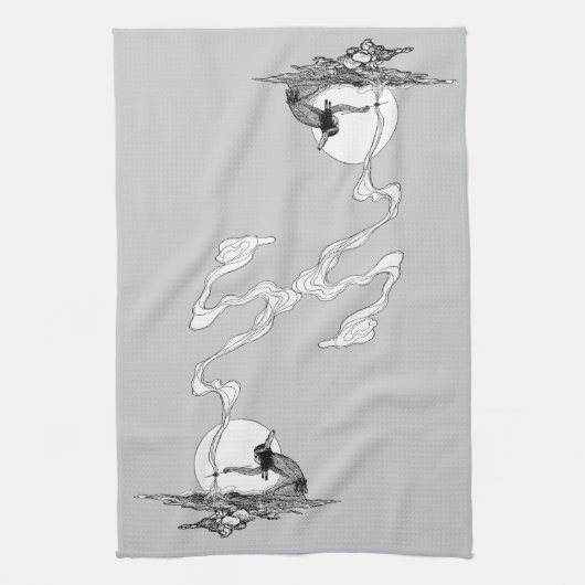 Linge De Cuisine Indien dans sa solitude par NC Wyeth Western Vinta (Vertical)