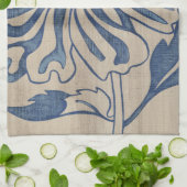 Linge De Cuisine Indigo Mum (Plié)