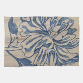 Linge De Cuisine Indigo Mum (Horizontal)