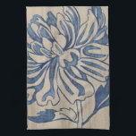 Linge De Cuisine Indigo Mum<br><div class="desc">Floral</div>