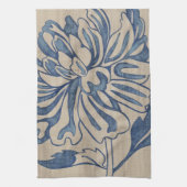 Linge De Cuisine Indigo Mum (Vertical)