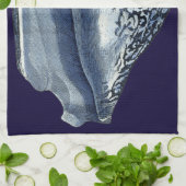 Linge De Cuisine Indigo Shells I (Plié)