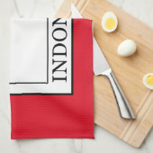 Linge De Cuisine Indonésie (Quart Plié)