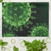 Linge De Cuisine Infection à l'agent pathogène du virus du col de l (Plié)