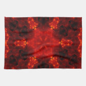 Linge De Cuisine Inferno Nexus - Fiery Kaleidoscope Art (Horizontal)