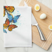 Linge De Cuisine Infinité de papillons monarques (Quart Plié)