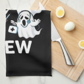 Linge De Cuisine Infirmière d'Halloween Cadeau Boo Boo Infirmière d (Quart Plié)