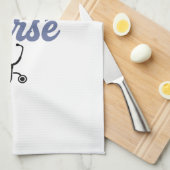 Linge De Cuisine Infirmière diplômée Stéthoscope à ruban Graphique (Quart Plié)