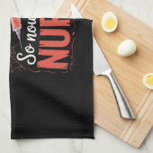 Linge De Cuisine Infirmière Funny Halloween Infirmière essentielle (Quart Plié)