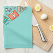 Linge De Cuisine Infirmière Infirmière Outil Coeur (Quart Plié)