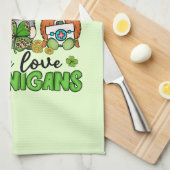 Linge De Cuisine Infirmière Love Shenanigans St. Patrick's (Quart Plié)