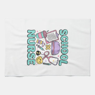 Linge De Cuisine Infirmière scolaire chemise vintage design de coll