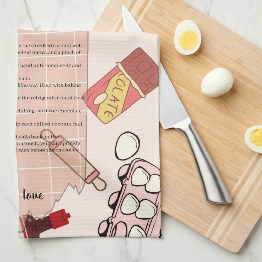 Linge De Cuisine Ingrédients de recette (Quart Plié)