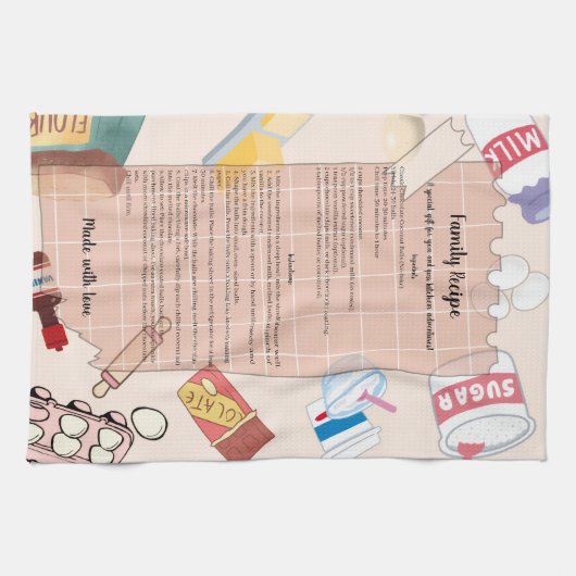 Linge De Cuisine Ingrédients de recette (Horizontal)