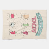 LINGE DE CUISINE INGRÉDIENTS POUR TACOS (Horizontal)