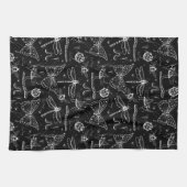 Linge De Cuisine Insectes Noires et Blancs Aimer Bogue (Horizontal)