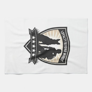 Linge De Cuisine Insigne de police K9 vintage Loyalty Beyond Words