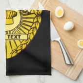 Linge De Cuisine Insigne du chef de la police de cuisine (Quart Plié)