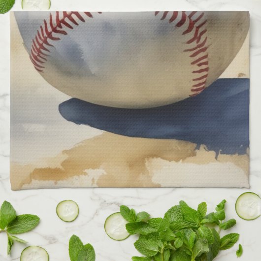 Linge De Cuisine Inspiration baseball (Plié)