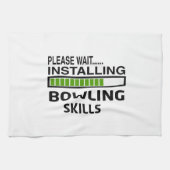 Linge De Cuisine Installation des qualifications de bowling (Horizontal)