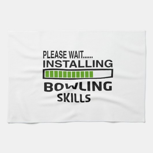 Linge De Cuisine Installation des qualifications de bowling (Horizontal)